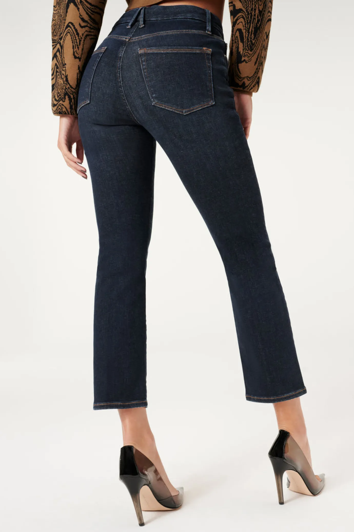 Good American Always Fits Good Straight Blue