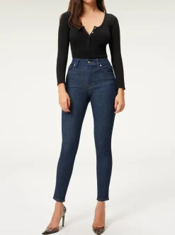 Good American Always Fits Good Legs Deep Blue