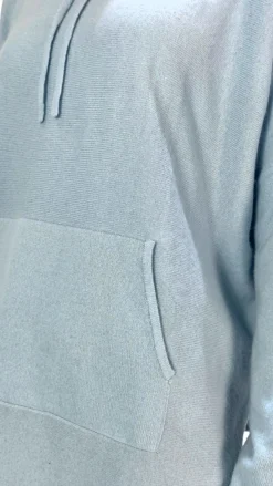 'Harper' Pastel Blue Hoodie