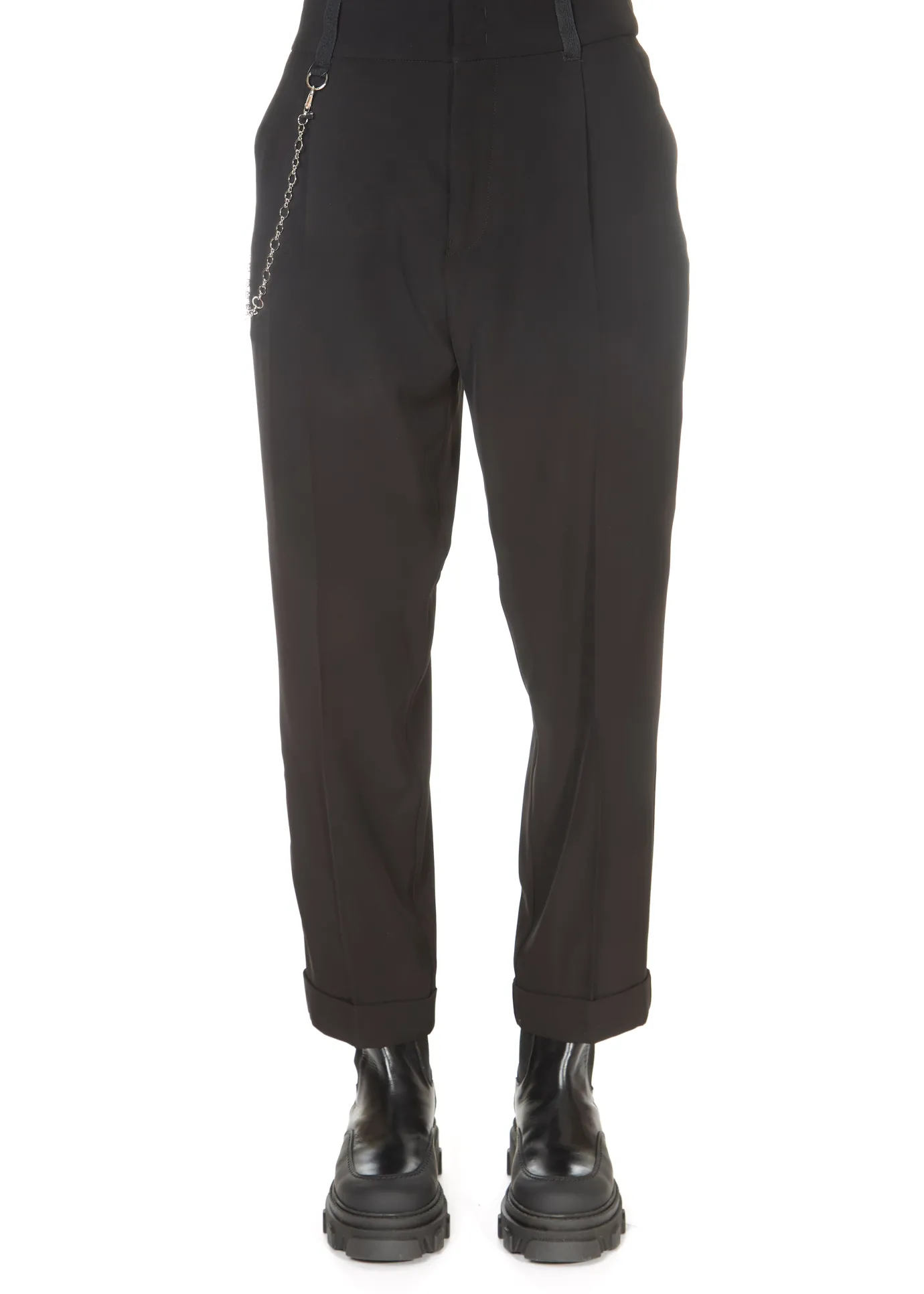 High Understated Trousers Black