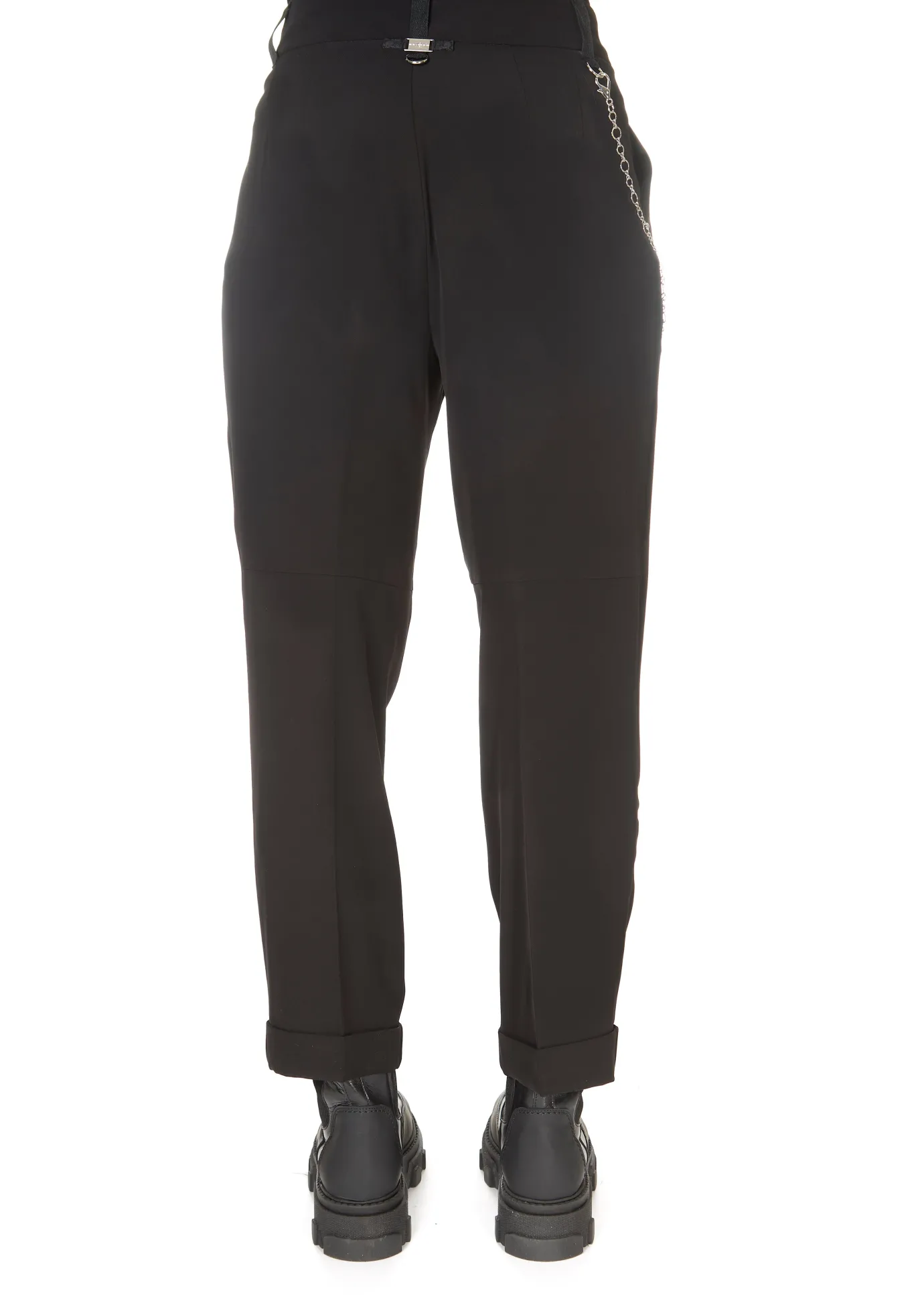 High Understated Trousers Black