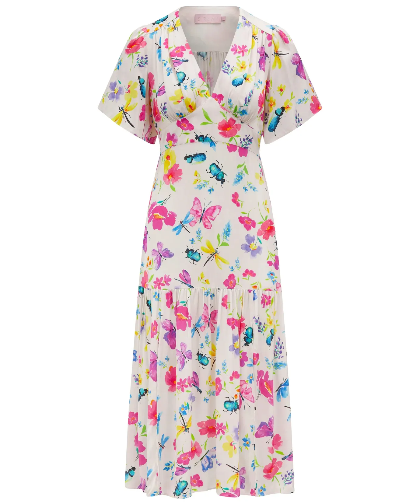 Imelda Cream Bug Dress