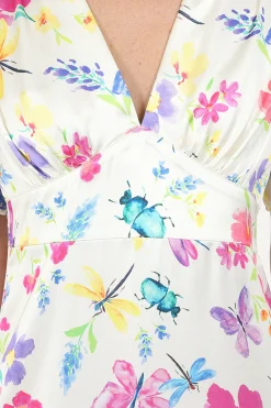 Imelda Cream Bug Dress