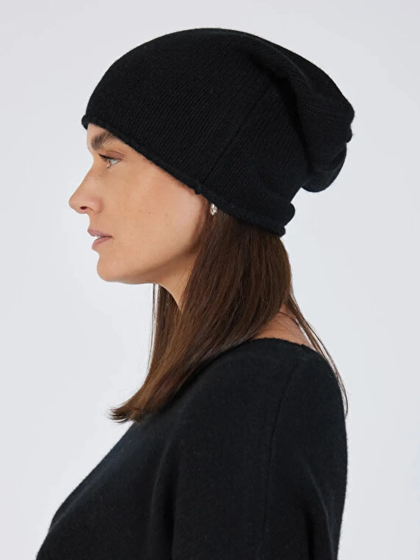 Ines Cashmere Beanie Hat