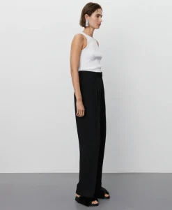 Jacques Black High Rise Trousers With Turn Up