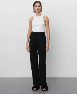 Jacques Black High Rise Trousers With Turn Up
