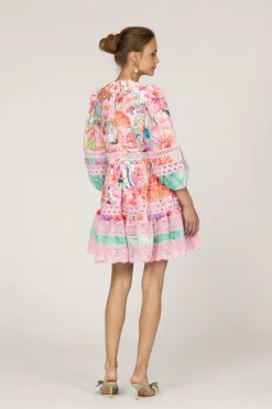 Jardin Magnifique Floral Short Dress
