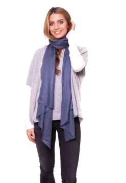 Jean Blue Full Cashmere Scarf