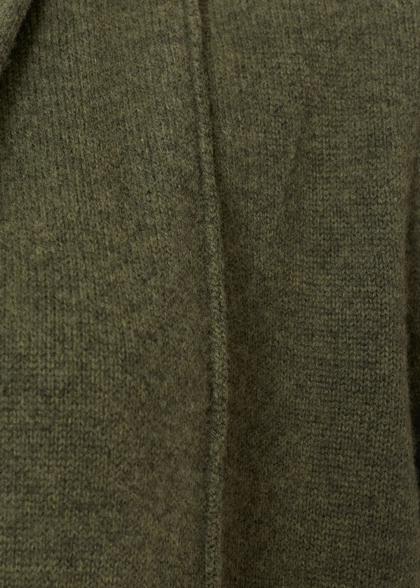 Jess Olive Wool Long Cardigan