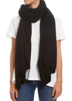 Jessimara Cashmere Black Wrap and Scarf