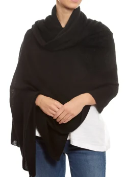 Jessimara Cashmere Black Wrap and Scarf