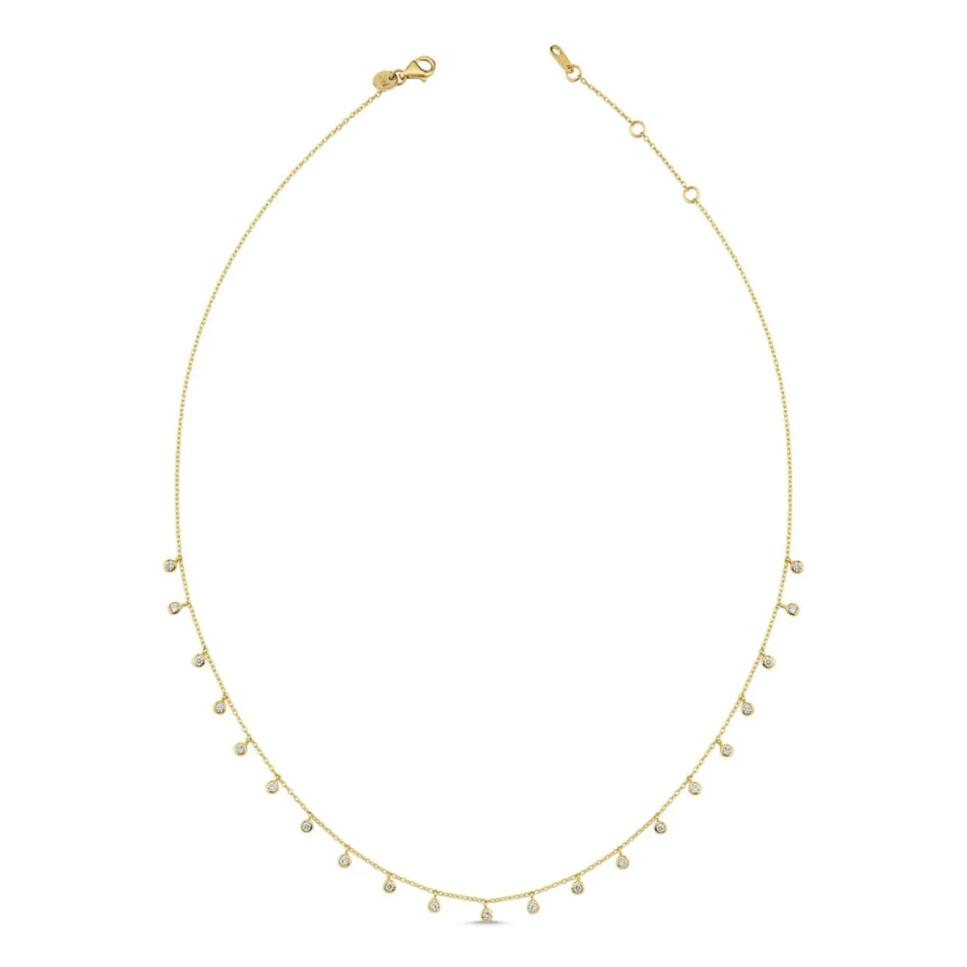 14K Gold Diamonds Necklace