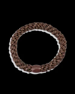 KKNEKKI Hair Tie Brown Glitter
