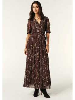 Kris Brown Print Dress