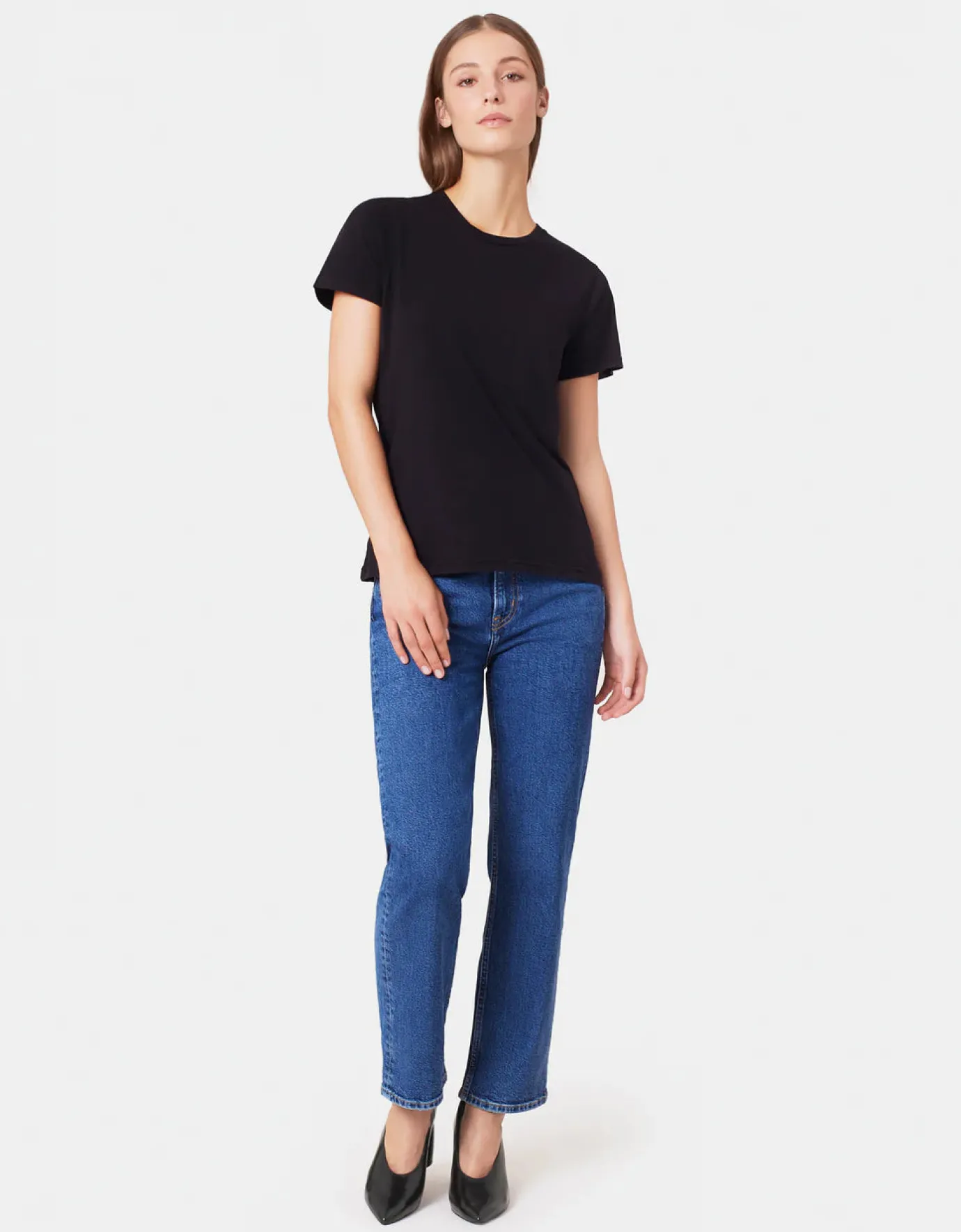 Light Organic Tee Deep Black