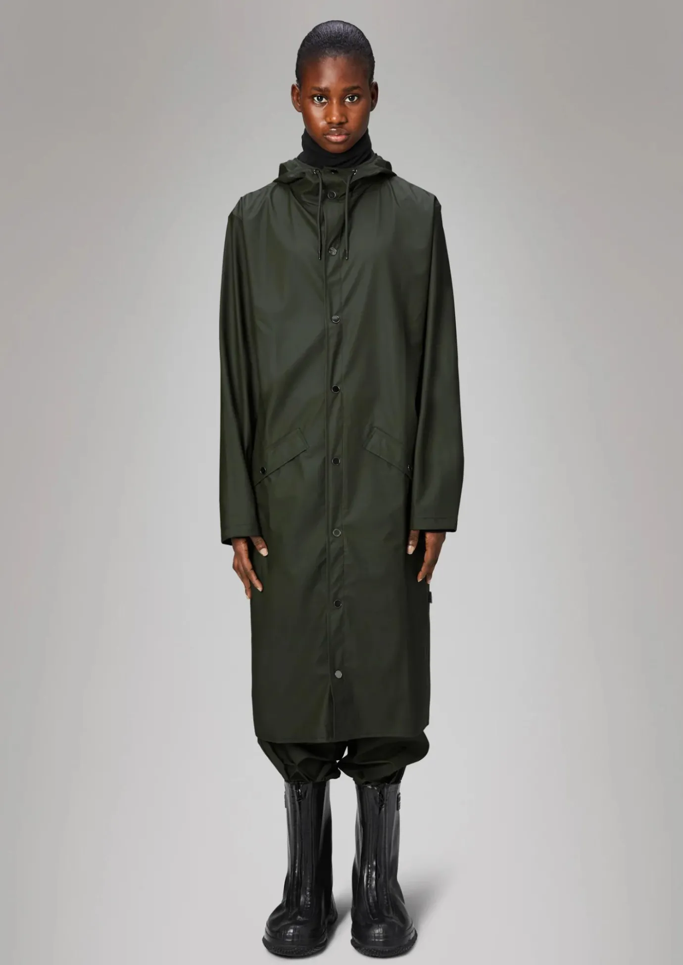 Longer Jacket in Green