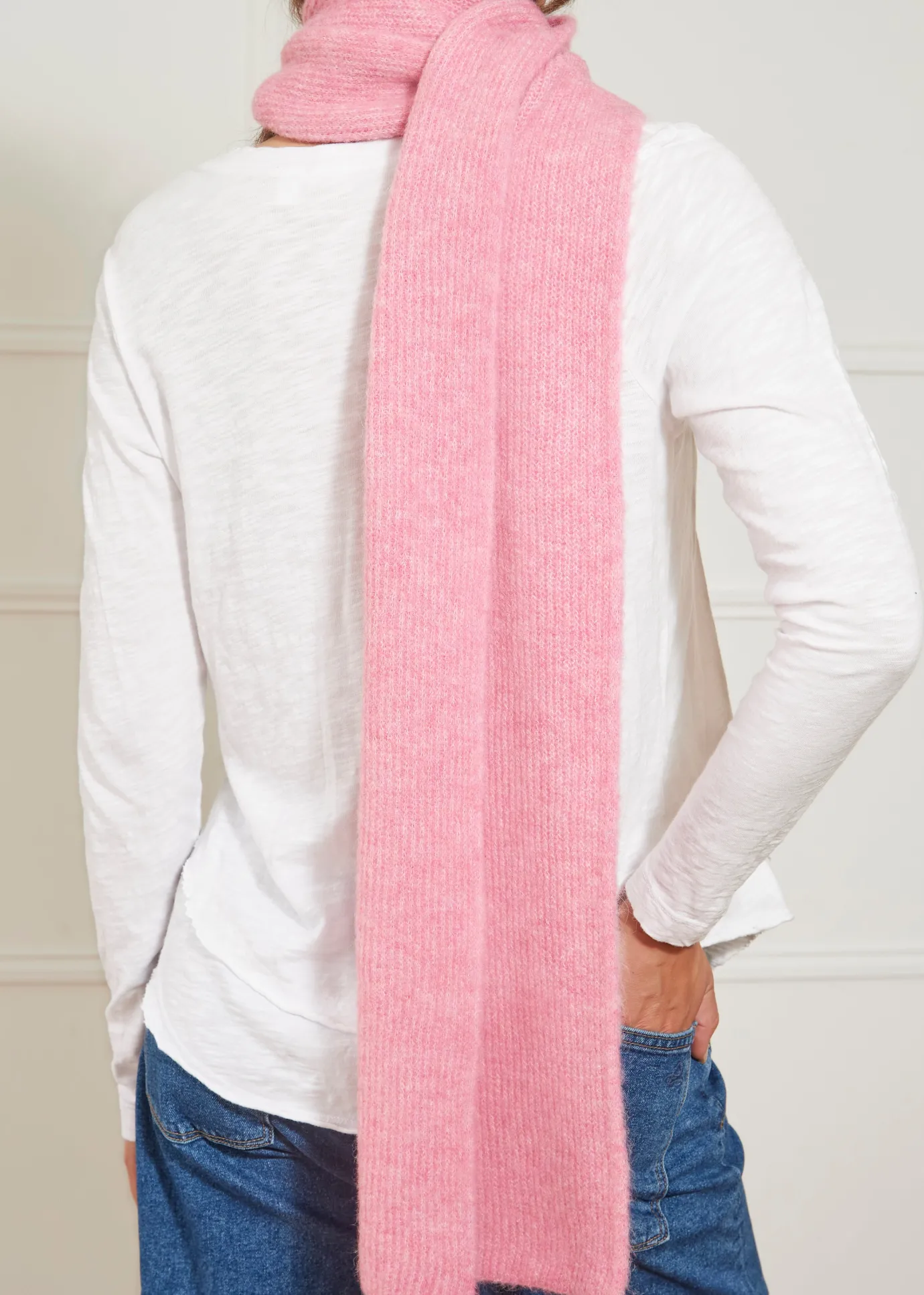 Lozzi Raspberry Alpaca Blend Scarf
