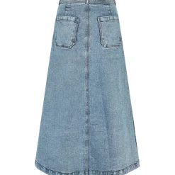 Luna Denim Maxi Skirt