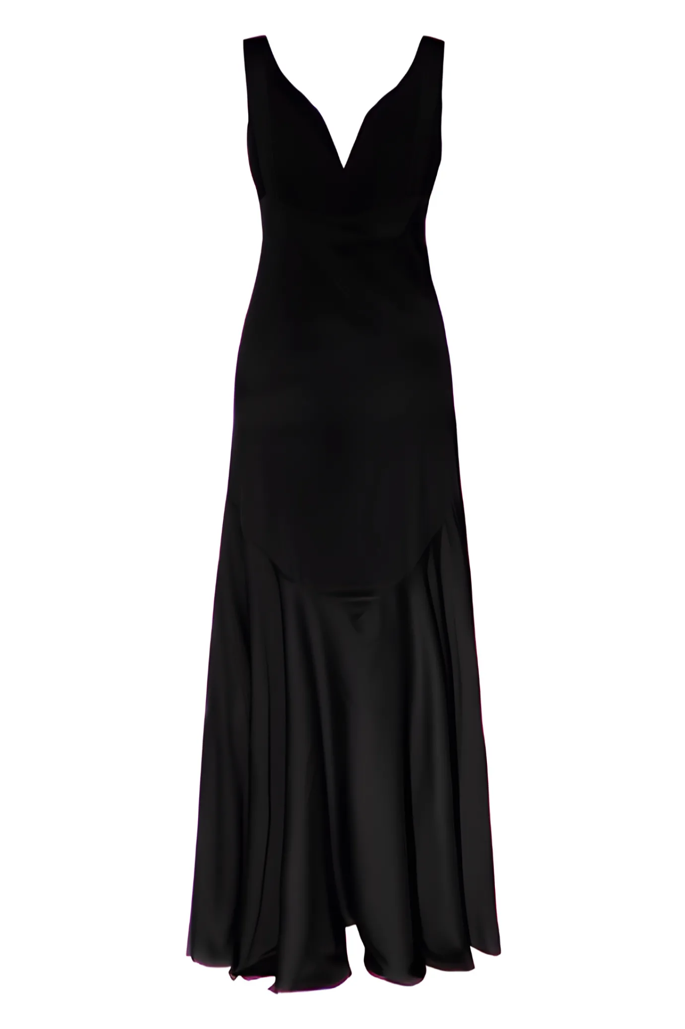 Mar-a-lago Navy Silk Evening Dress