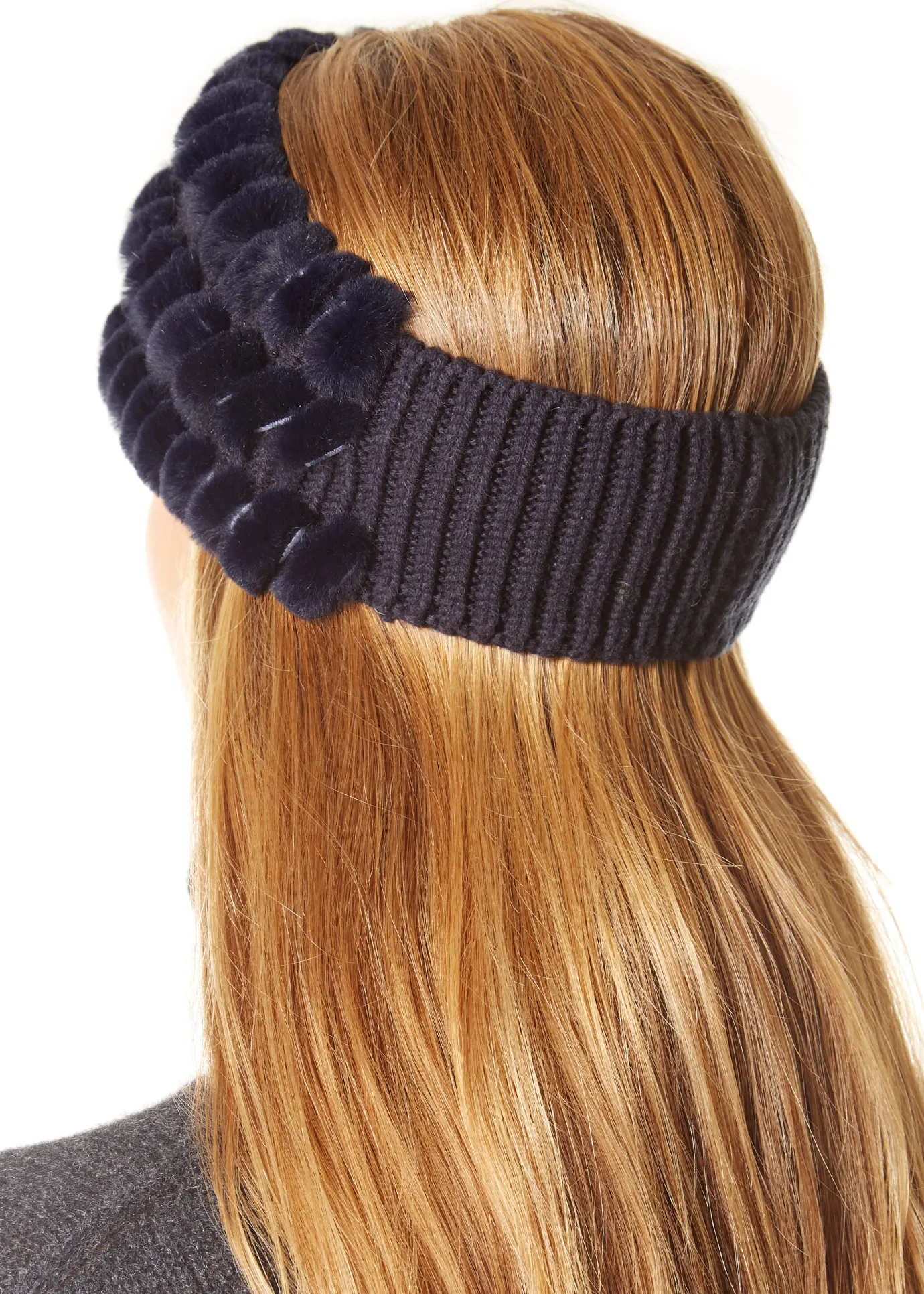 Navy Rabbit Headband