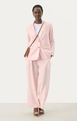 Nyan Pink Linen Blazer