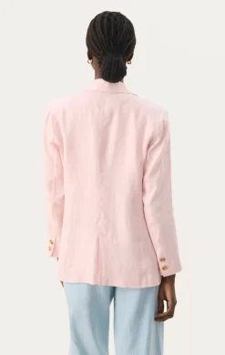 Nyan Pink Linen Blazer