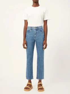 'Patti' Blue Rapid Vintage High Rise Straight Jeans