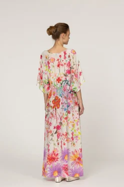 Peony Jardin Magnifique Silk Dress