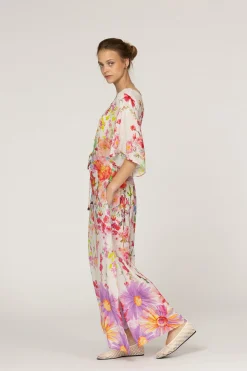 Peony Jardin Magnifique Silk Dress