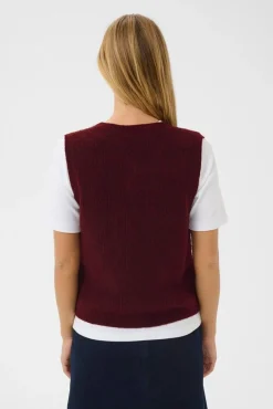 Pimira Tawny Port Knited Waistcoat