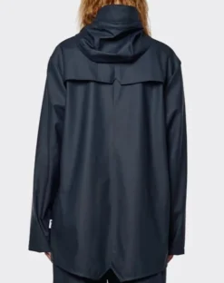 Rains Short Jacket In Navy