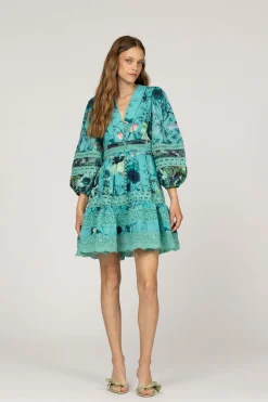 Rapa Floral Bavarian Short Dress