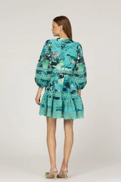 Rapa Floral Bavarian Short Dress