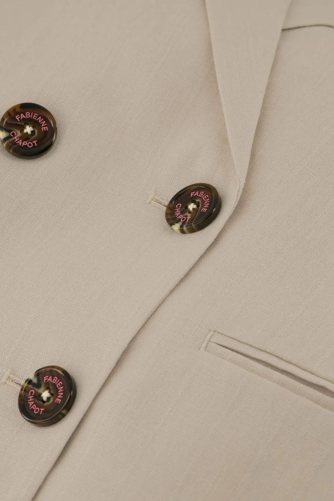 Reggy Latte Double Breasted Blazer