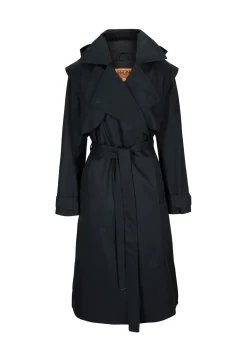 Regndrape Waterproof Black Trench Coat
