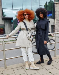 Regndrape Waterproof Black Trench Coat