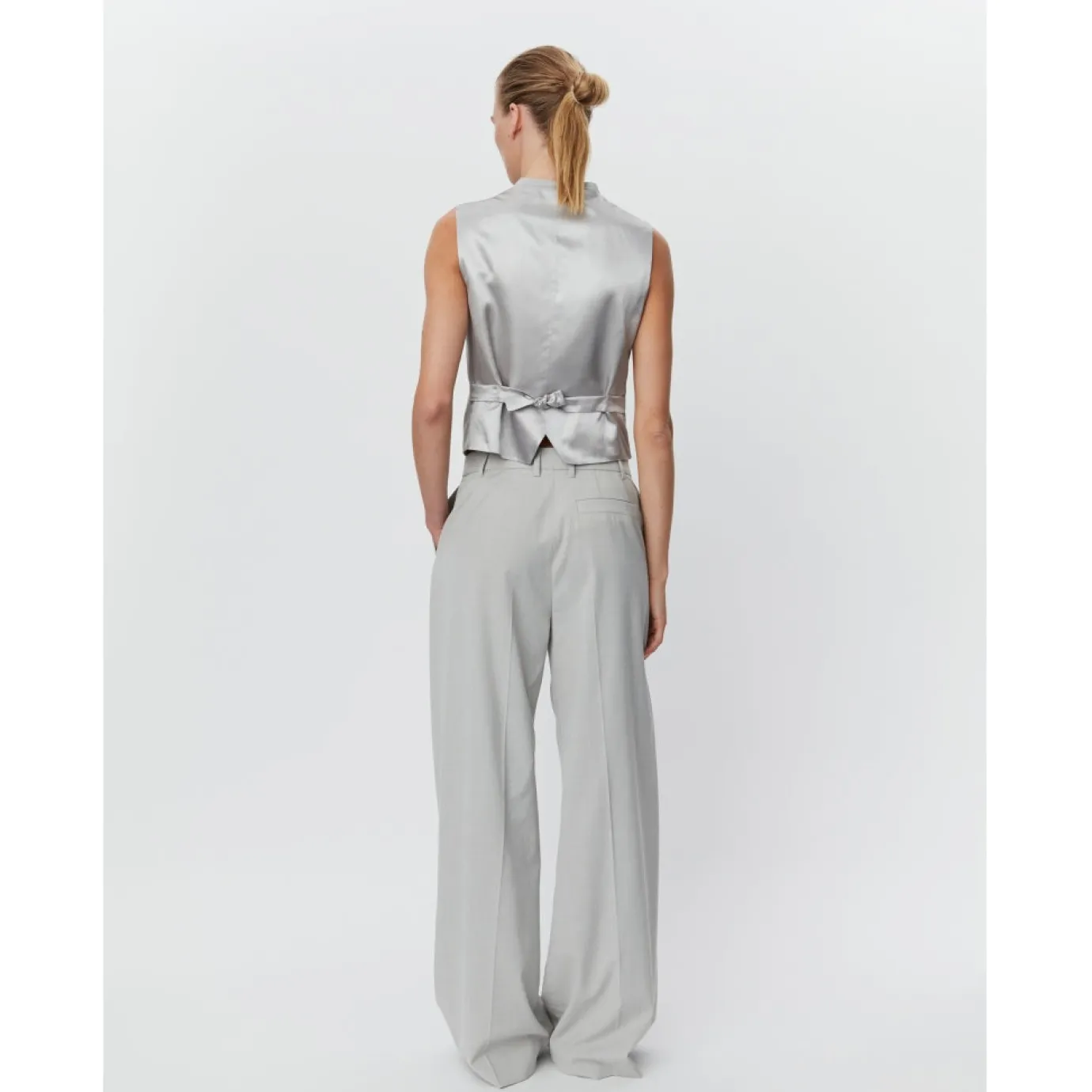 Ricardo Smoke Melange Classic Trousers