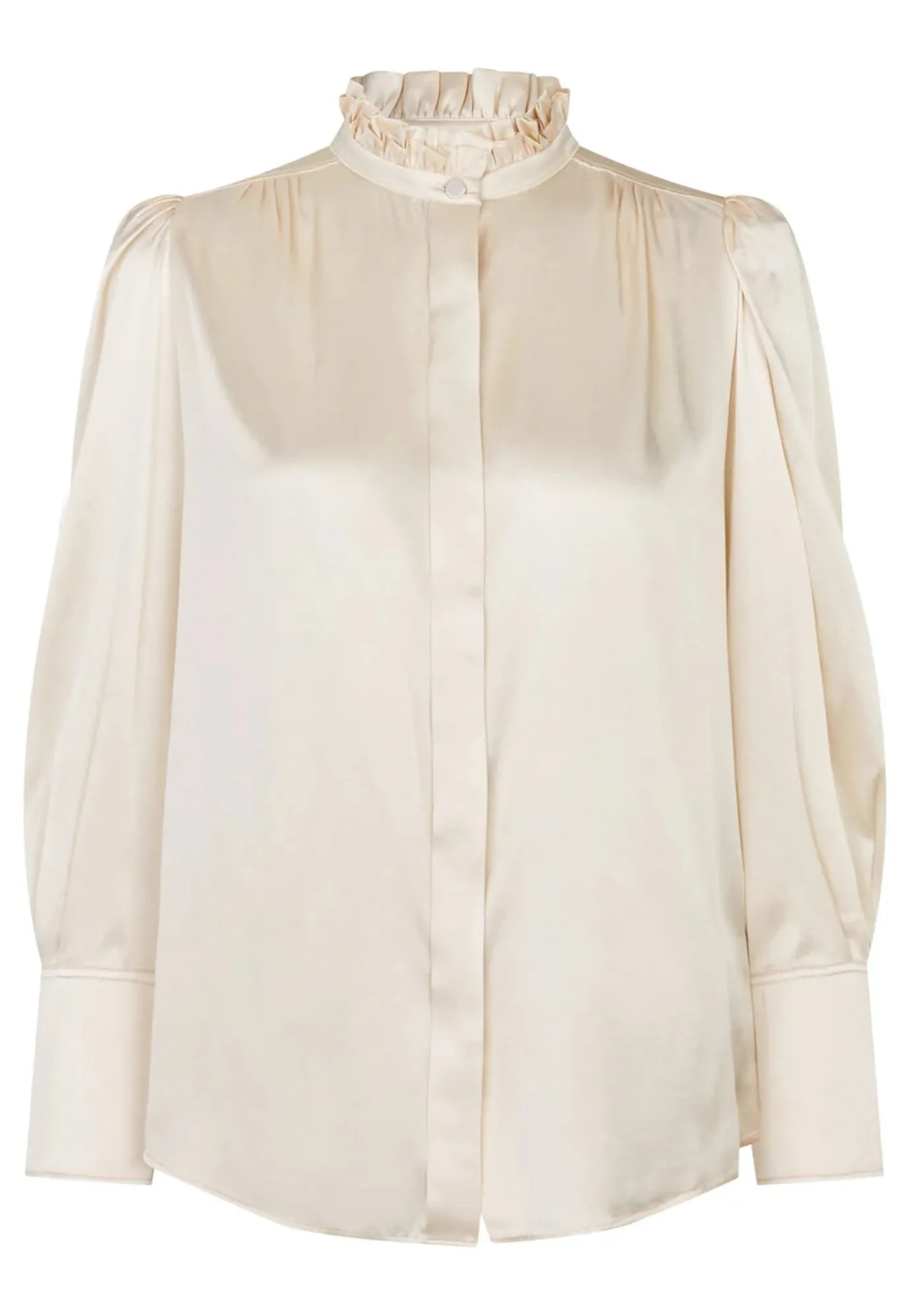Roberta Antique Blouse with Ruffle