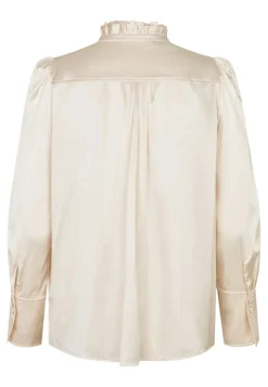 Roberta Antique Blouse with Ruffle