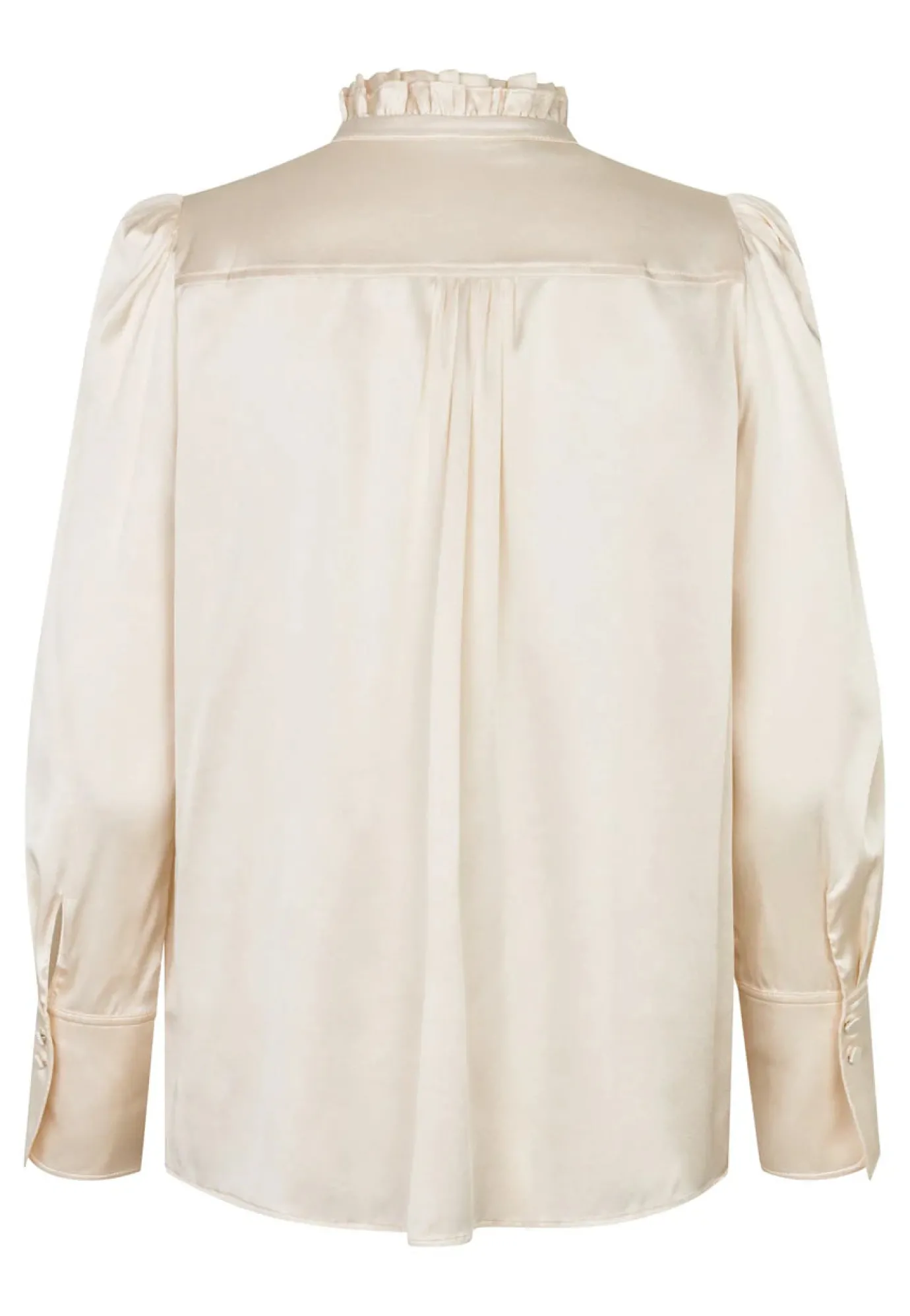 Roberta Antique Blouse with Ruffle