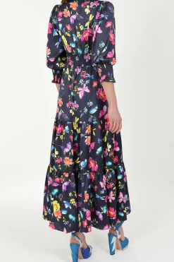 Romy Navy Love Bug Maxi Dress