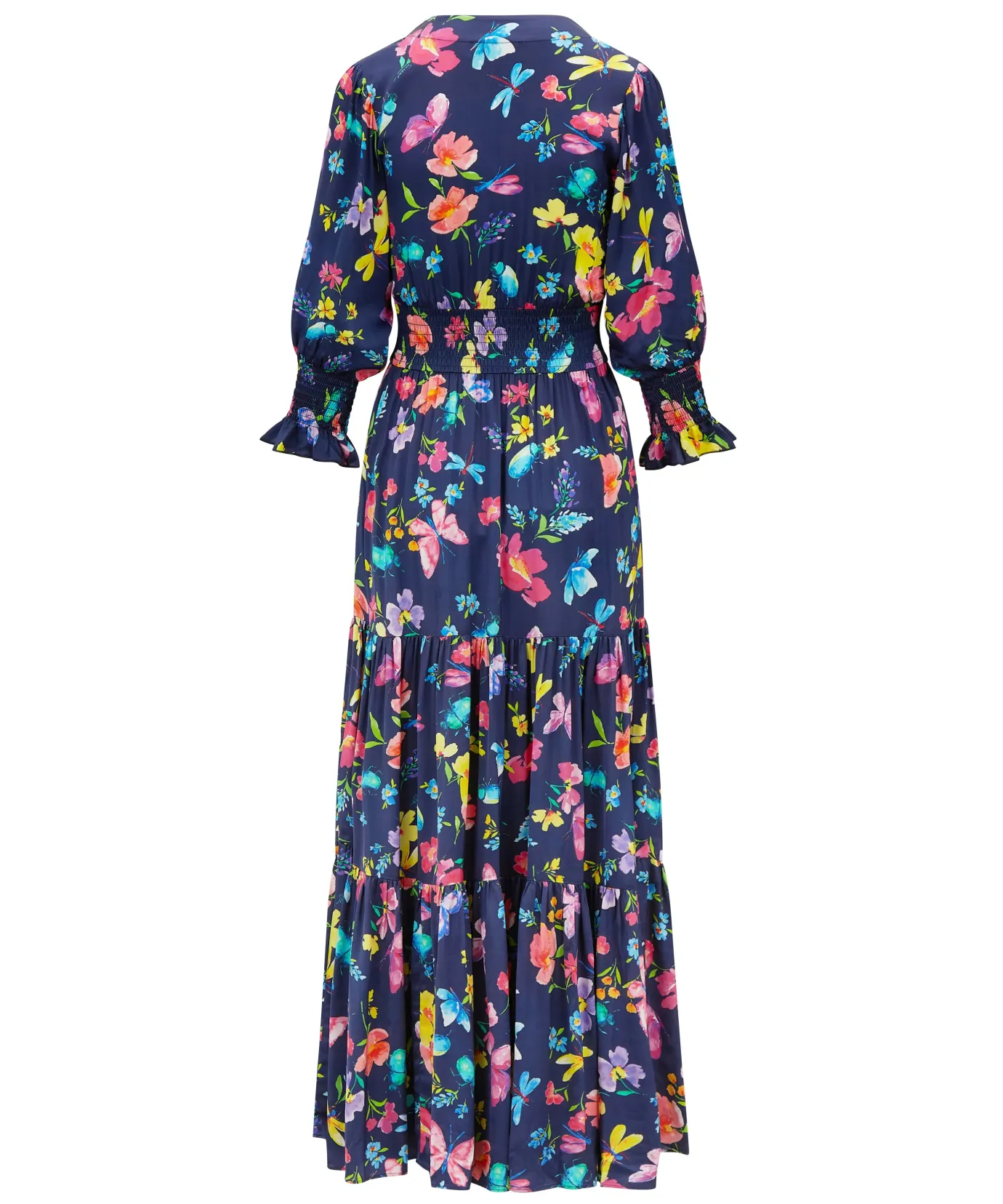 Romy Navy Love Bug Maxi Dress