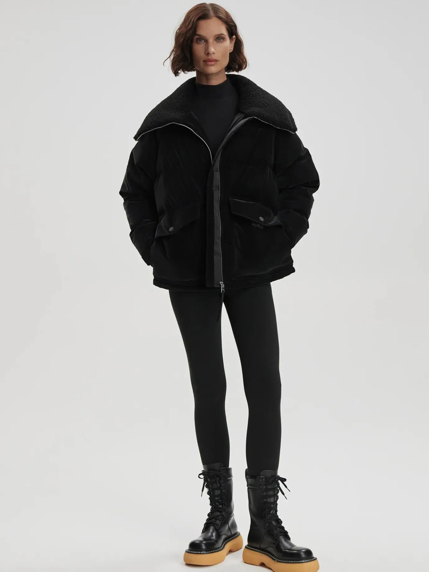 Roseville Black Down Jacket