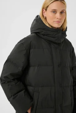 Saba Black Puffer Coat