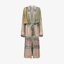 Sacra Patch Print Kimono