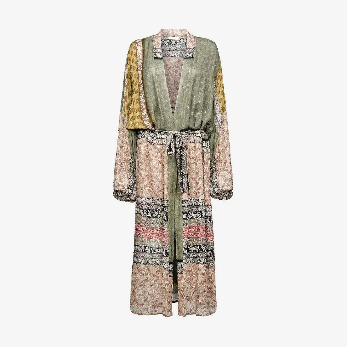 Sacra Patch Print Kimono