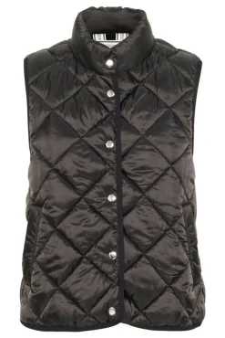 Sidse Black Puffer Gilet