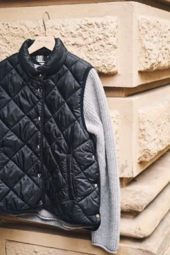 Sidse Black Puffer Gilet