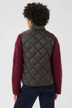 Sidse Black Puffer Gilet