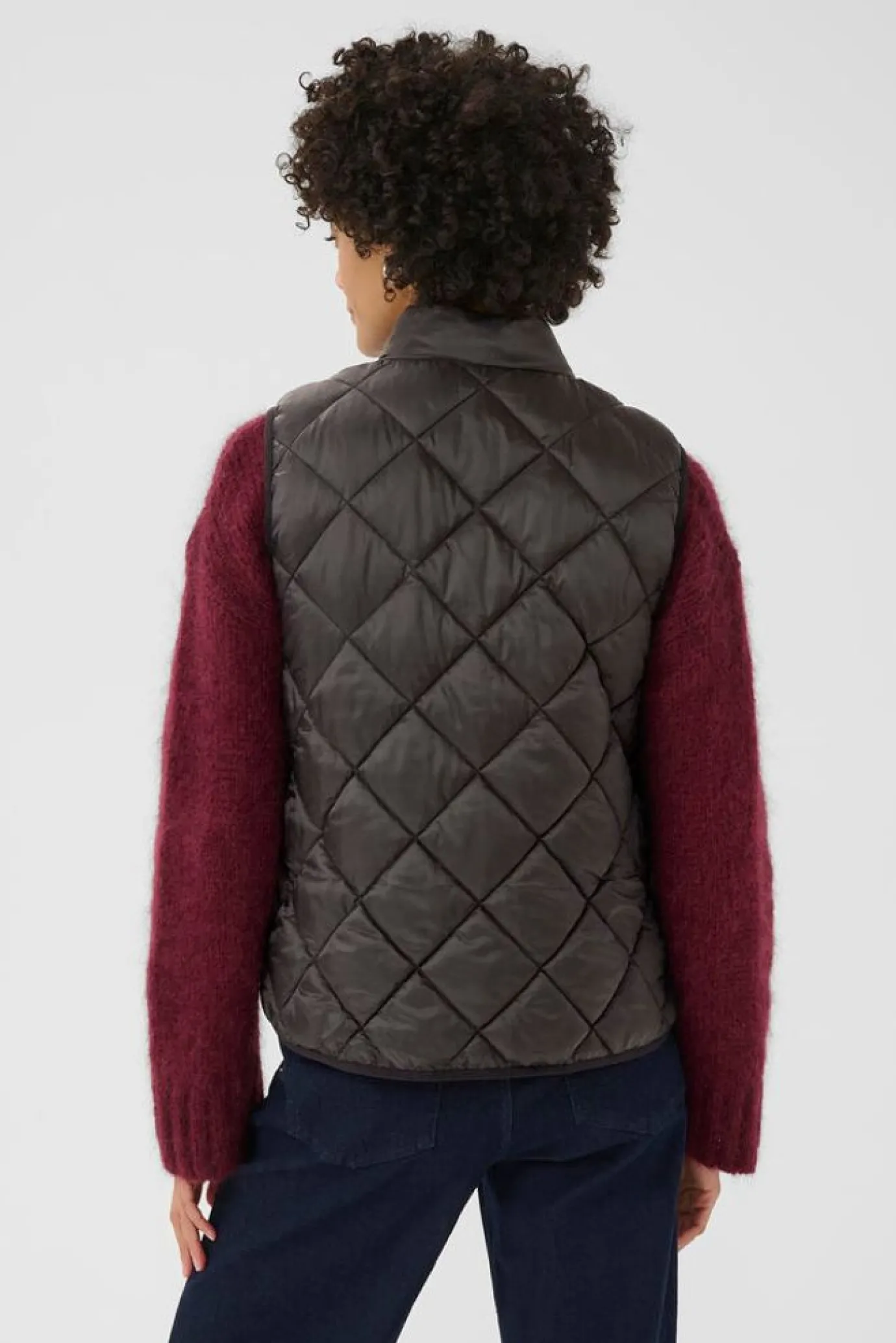 Sidse Black Puffer Gilet